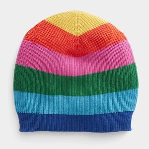 United Colors of Benetton unisex wool and cashmere striped hat tuque NWT